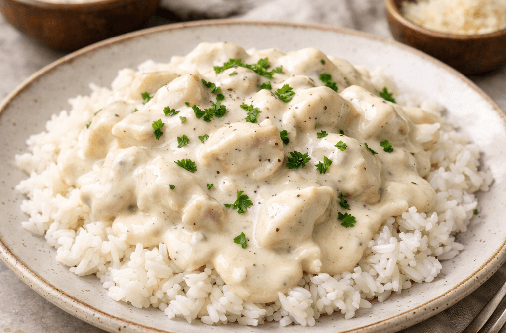 Biały sos do ryżu – lekki i kremowy dodatek, który pokochają niejadki