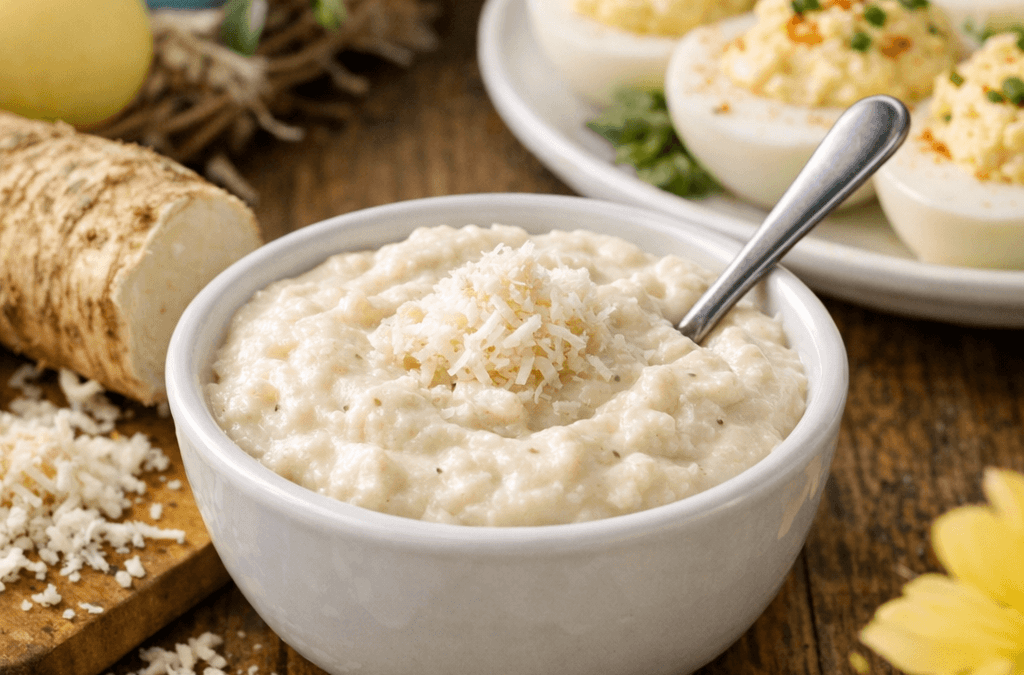 Sos chrzanowy do jaj – wyrazisty dodatek, który podkręci smak każdej przystawki