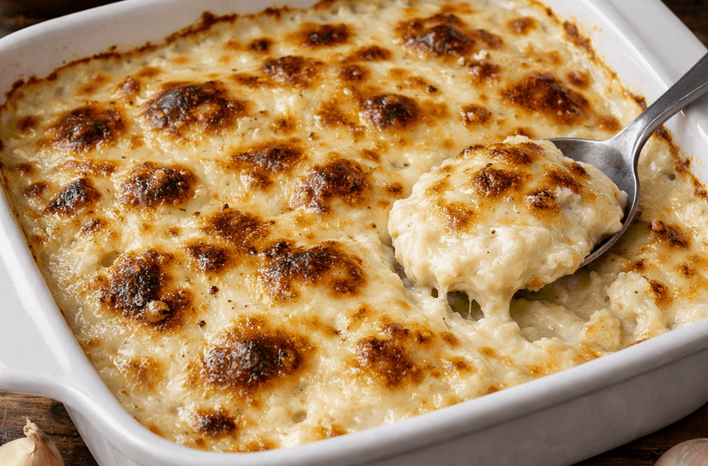 Sos czosnkowy do zapiekania