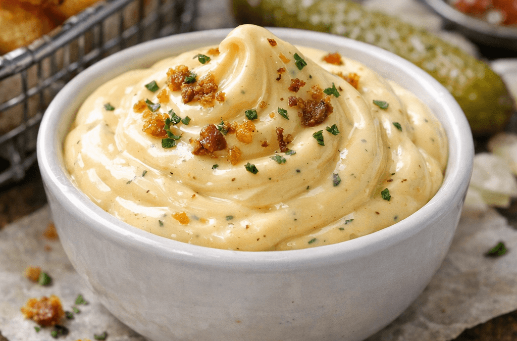 Sos do frytek belgijskich – domowy majonez z nietypowym twistem