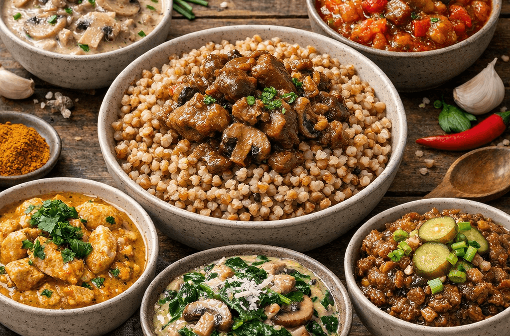 Sos do kaszy gryczanej