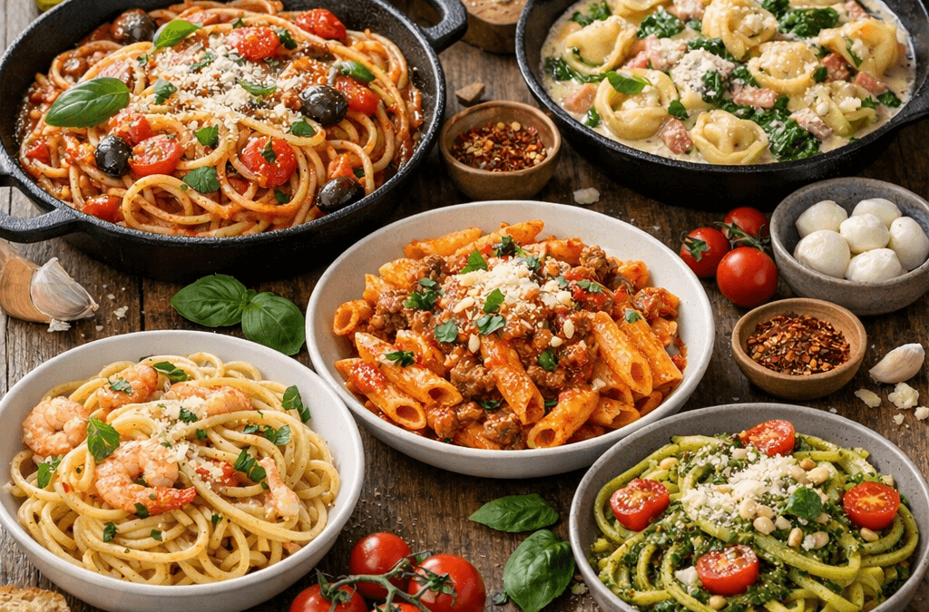 Sos do makaronów na każdą kieszeń – 3 błyskawiczne przepisy dla zapracowanych