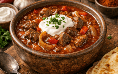 Sos do placków po węgiersku – sekrety gulaszowej bazy o idealnej gęstości