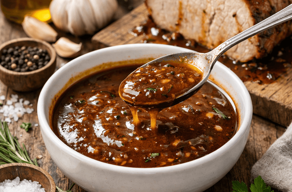 Sos do schabu pieczonego