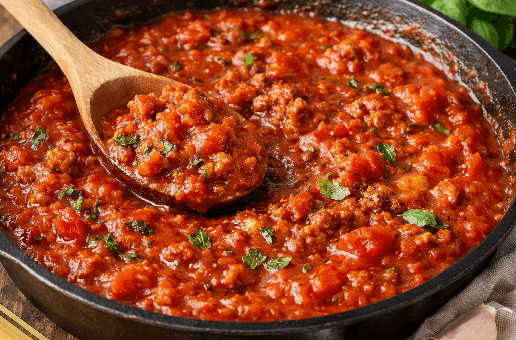 Sos do spaghetti, który smakuje jak w sercu Rzymu – ten jeden składnik to game changer