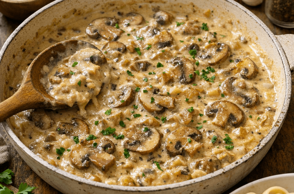 Sos grzybowy do makaronu