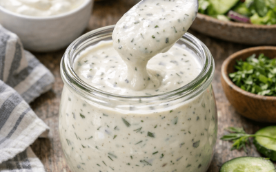 Sos jogurtowy do sałatek – lekki, zdrowy i fit, a smakuje jak marzenie