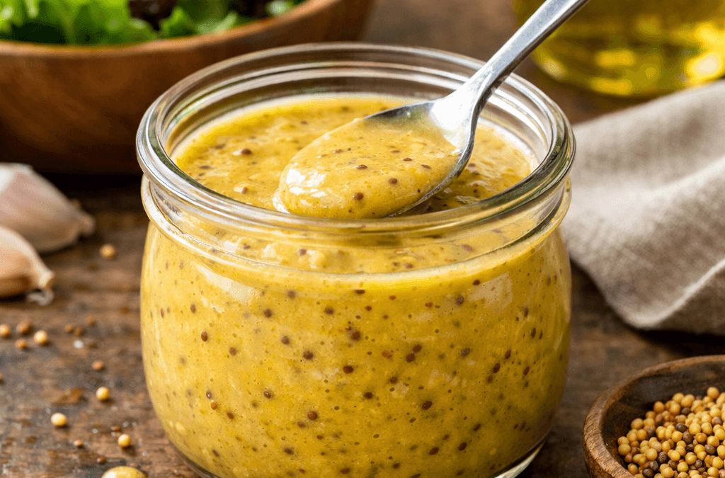 Sos musztardowy do sałatki – idealny balans słodyczy i ostrości w Twojej misce
