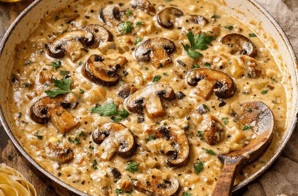 Sos pieczarkowy do makaronu – leśny aromat na Twoim talerzu w 15 minut