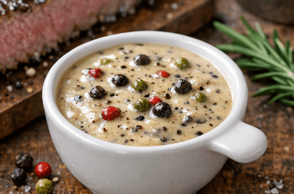 Sos pieprzowy do steka – ostry klasyk dla prawdziwych mięsożerców