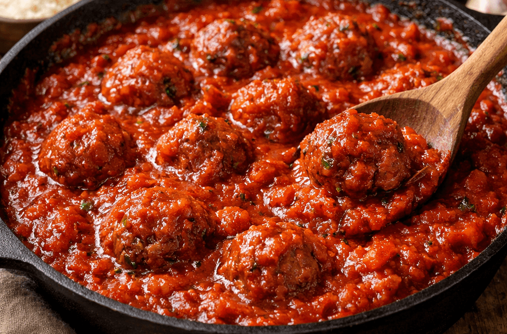 Sos pomidorowy do pulpetów – klasyka obiadowa w nowym, aromatycznym wydaniu