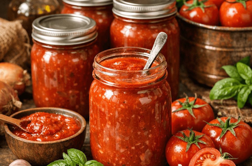 Sos pomidorowy do słoików – zapakuj lato do słoika i ciesz się smakiem zimą