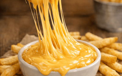 Sos serowy do frytek – domowa wersja cheddara, która rozpływa się w ustach