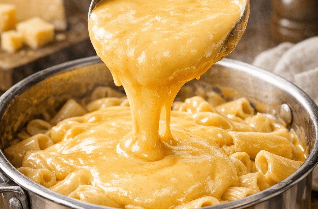 Sos serowy do makaronu tak kremowy, że zapomnisz o innych dodatkach