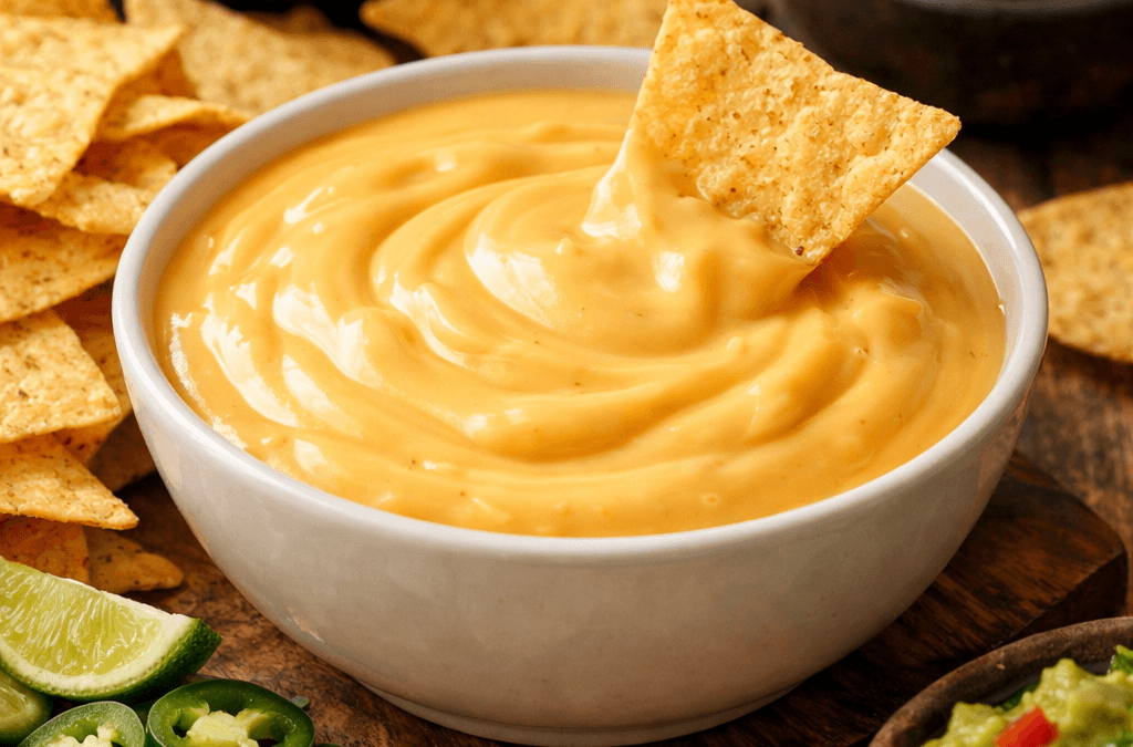 Sos serowy do nachos jak z kina – idealna konsystencja bez grudek