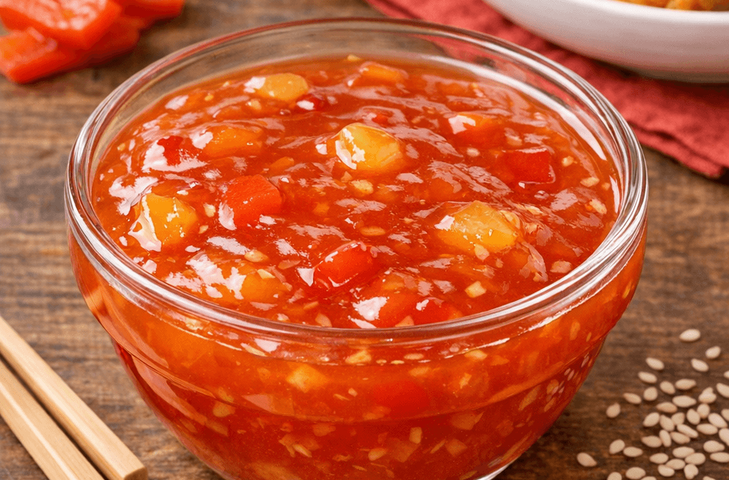 Sos słodko-kwaśny do słoików – lepszy niż ze sklepu i bez zbędnej chemii