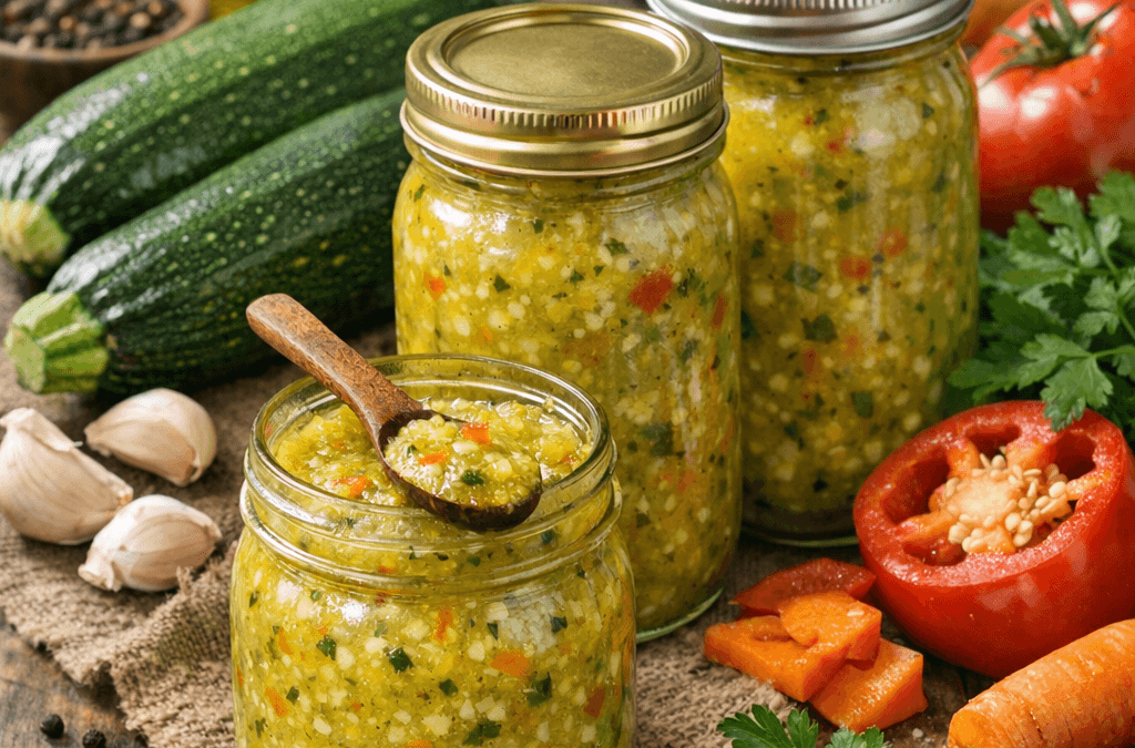 Sos z cukinii do słoików – najlepszy sposób na przetworzenie letnich zapasów