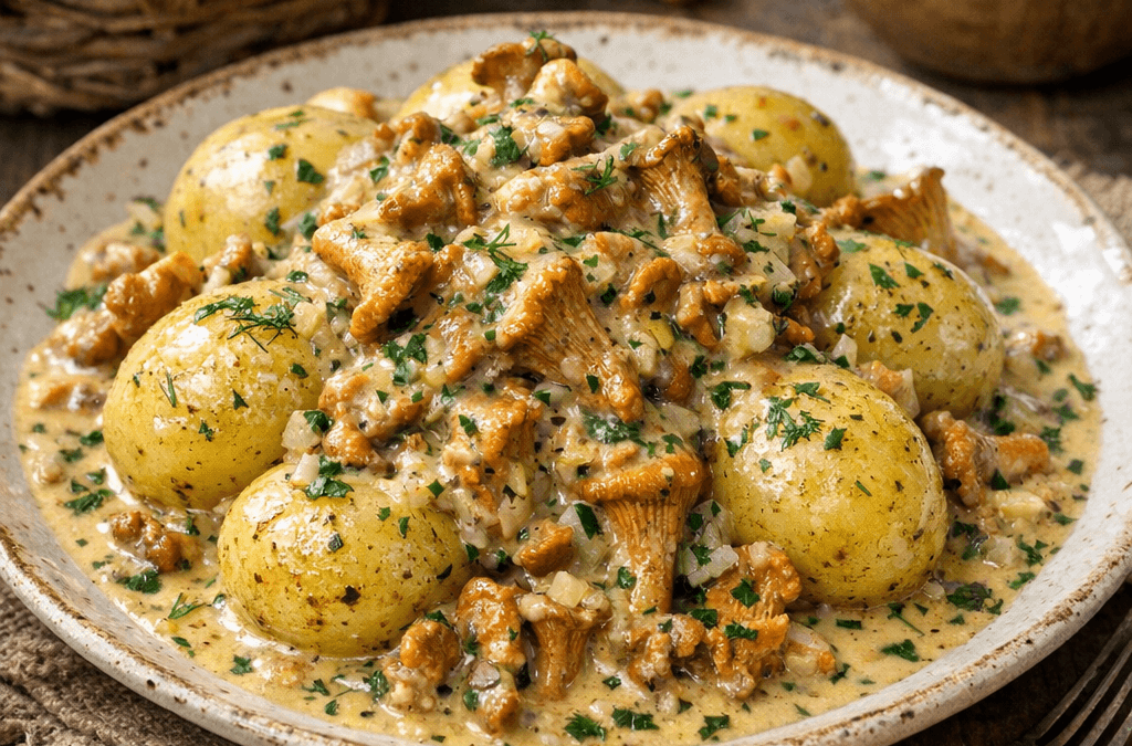 Sos z kurek do ziemniaków – szlachetny dodatek, który zmienia zwykłe pyry w rarytas