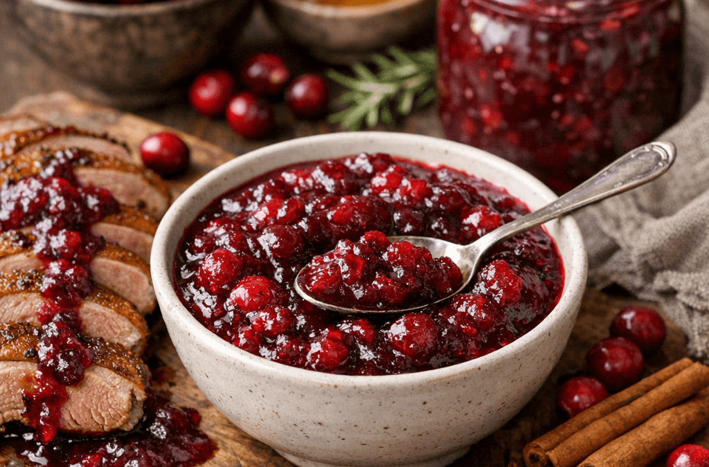 Sos żurawinowy do kaczki