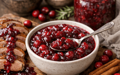 Sos żurawinowy do kaczki – idealne połączenie słodyczy i kwasowości do drobiu