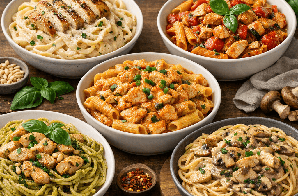 Sosy do makaronu z kurczakiem – 5 pomysłów, dzięki którym zapomnisz o nudzie w kuchni