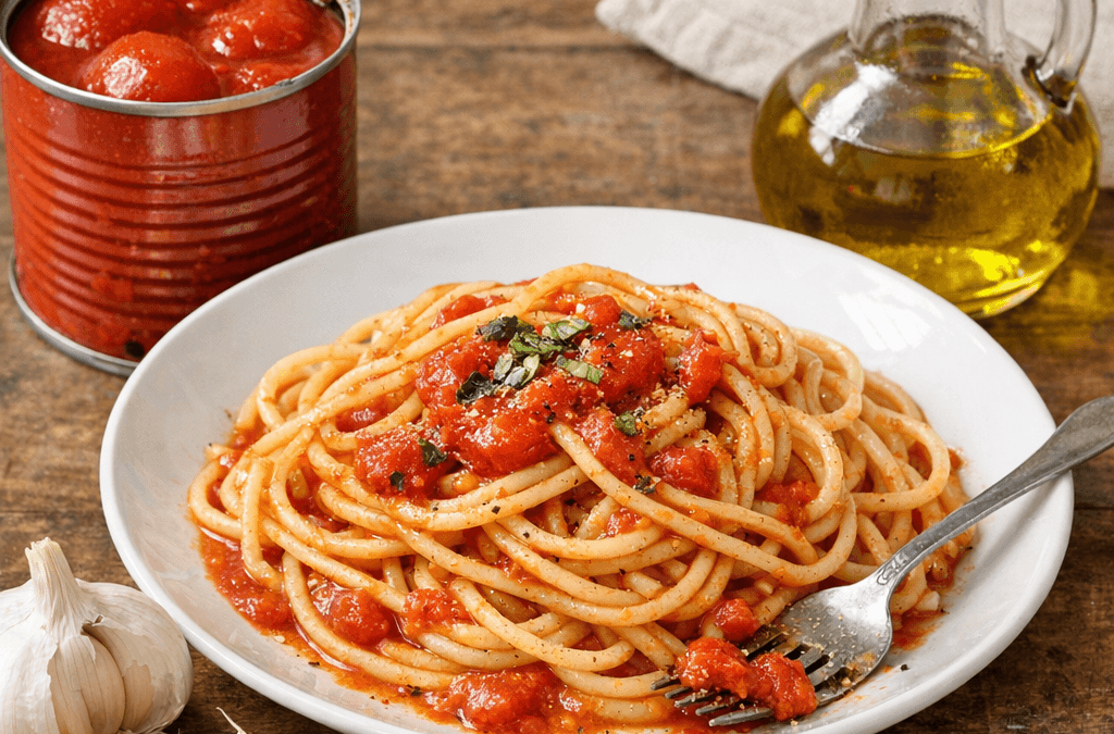 Szybki sos do makaronu – obiad w 10 minut, gdy lodówka świeci pustkami